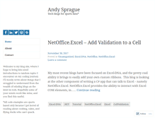 Tablet Screenshot of andysprague.com